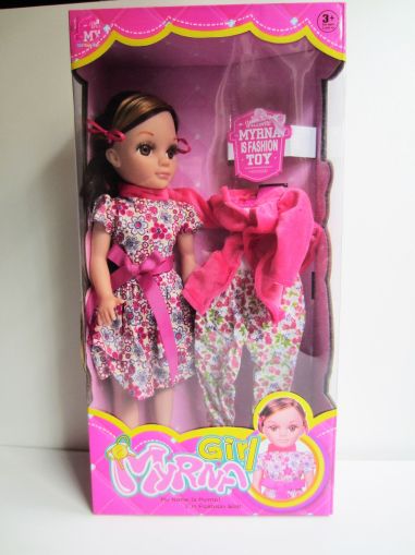 Кукла с комплект дрехи 40 см
