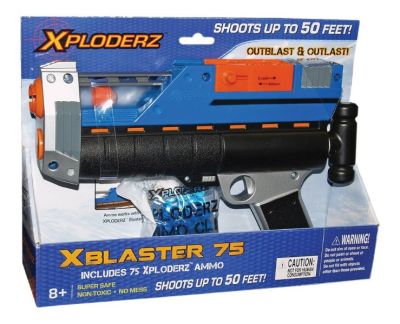 XPLODERZ Пистолет XBlaster със 75 топчета