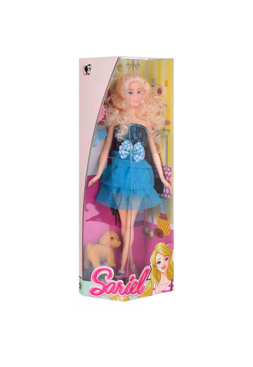 Кукла с рокля и домашен любимец Sariel