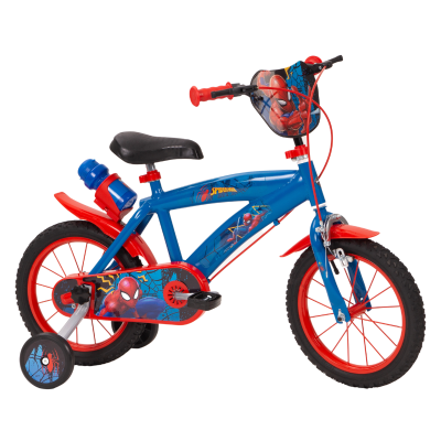 Детски велосипед с помощни колела Spiderman Huffy 14" - 24941W