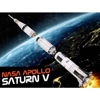 Пъзел 3D NASA Ракета Apollo Saturn V 136ч. CubicFun DS1059h
