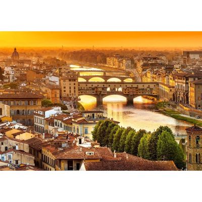 Пъзел Castorland 1000 части Мостовете на Флоренция 104826