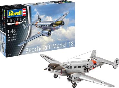 Сглобяем модел Revell Самолет Beechcraft Model 18