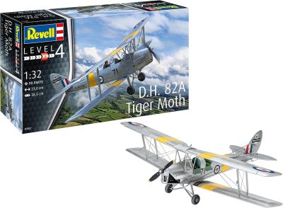 Сглобяем модел Revell Тренировъчен самолет D.H. 82A Tiger Moth