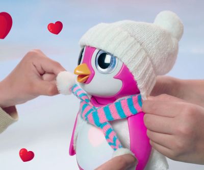 Интерактивен пингвин Silverlit розов Silverlit 88651 - Rescue Penguin Pink