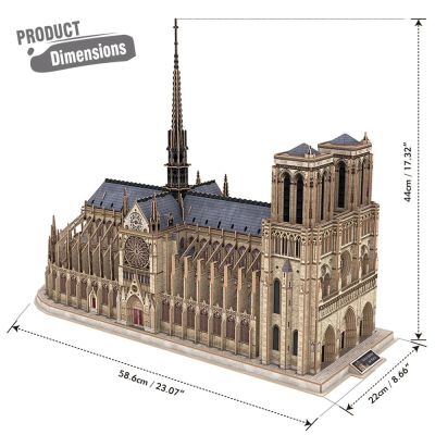 Пъзел 3D NOTRE DAME DE PARIS MASTER COLLECTION CubicFun MC260H 