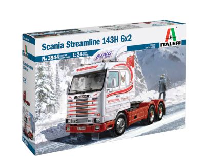 Сглобяем камион SCANIA Streamline 143H 6x2 1/24 ITALERI 3944