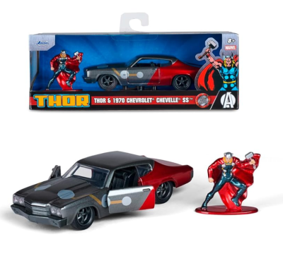 Метален автомобил Marvel Comics THOR CHEVY CHEVELLE SS Jada Toys 253223019 - 1/32 