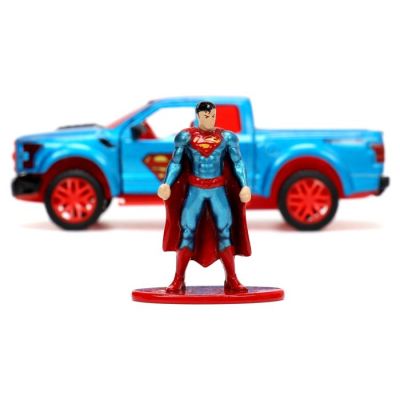 Метален автомобил Superman 2017 Ford F 150 Raptor Marvel Comics Jada Toys 253253013 - 1/32 